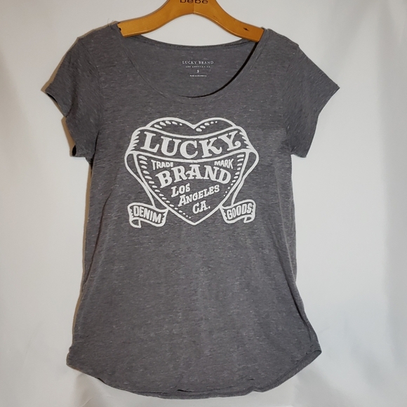 Lucky Brand Tops - Lightly worn Lucky scoop bottom shirt